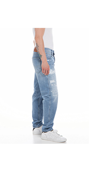 リラックステーパード SANDOT Aged Eco 20Yearインディゴデニム 詳細画像